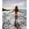 Смішне фото про роздягнених людей, дівчат, медитацію, хвилю вульгарне