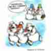 Карикатура  про сніговика та божевільних