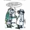 Карикатура про лікарів та пацієнтів